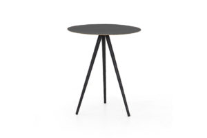 Trula End Table-Rubbed Black